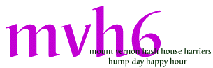 MOUNT VERNON HASH HOUSE HARRIERS HUMP DAY HAPPY HOUR